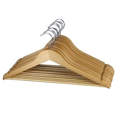 China OEM Free Samples High Quality Wood Seamless Material Wholesale Seamless Hanger Eco-friendly for sale