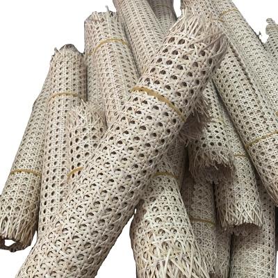 China Pre - Handmade Woven Open Rattan Mesh Cane Mesh Webbing Material for Cabinet and Chair Door for sale