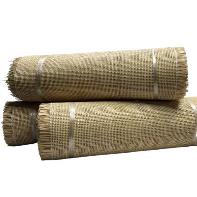 China Handmade Wholesale Natural Furniture Rattan Walking Stick Mesh Webbing Roll Cane Strap for sale