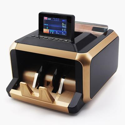 China KPW Money Counter Multi Currency Double Denomination Pocket Mixed Money Counter Cash Machine for sale