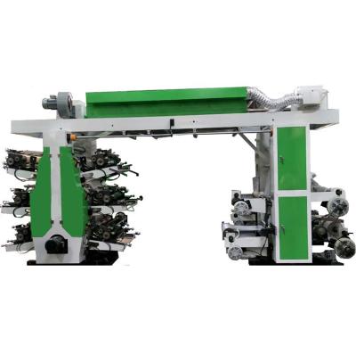 China Package Printing Paper Flexo Letterpress Machine 6 Color Flexo Printing Machine Price Fluctuating for sale