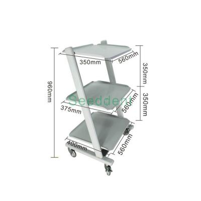 China dental tool trolley SE-Q019 875*465*190mm for sale