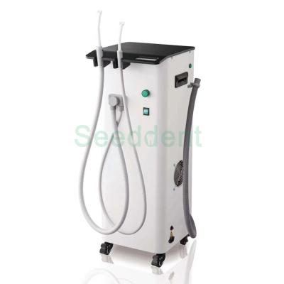 China Dental Mobile Suction Unit/Portable Suction System Machine Suction Pump 370W SE-370X 37*33*83cm for sale