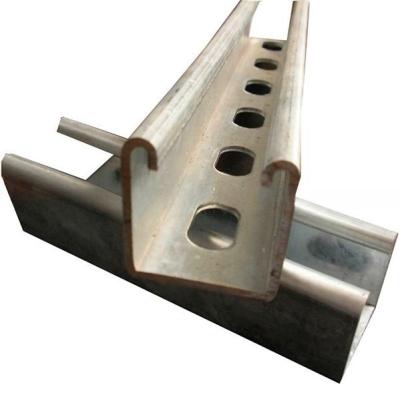 China Galvanized Steel Uni Strut Channel with 41mm Side Rail Height and Heavy Load Capacity for sale