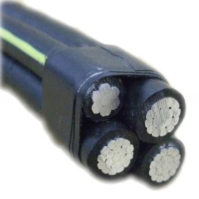 China Medium Voltage Insulated Aerial Bundle Cable Aluminum Conductor ABC Overhead Cable for sale