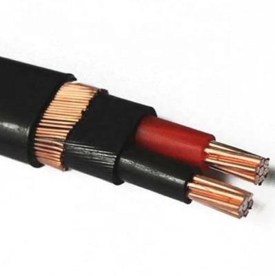 China Best Price 6 AWG ACSR Low Voltage Electrical Cable Two Phases Concentric XLPE PVC EPR Insulation Tinned Copper Overhead for sale