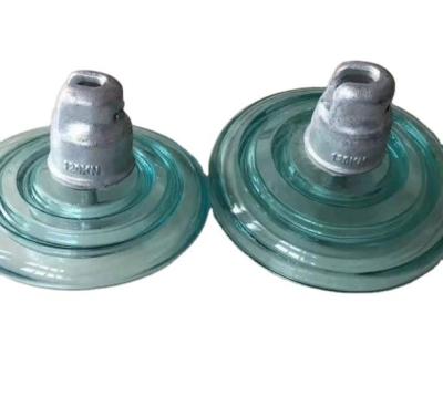 China 2022 year medium voltage toughened glass insulator LXP-40 glass insulator for sale