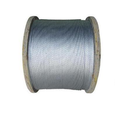 China Medium Voltage Hot Dipped Galvanized Steel Wire Strand 4/8 AWG for Construction Needs for sale