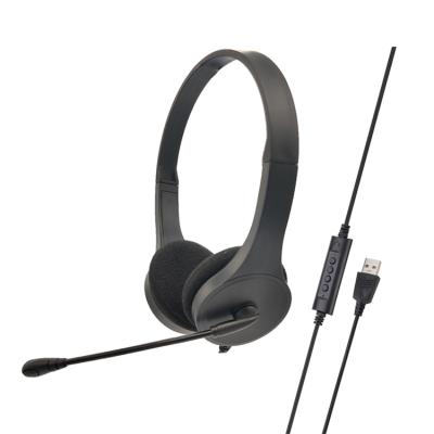 China Wholesale Cheap Headset SY495 USB Wired Earphone Headset Suitable For Mobile Phones Computers Call Center for sale