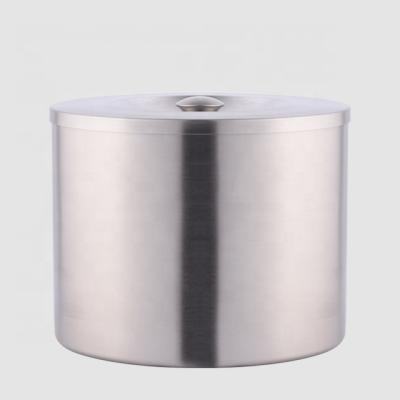 China Factory direct industrial stainless steel 10L ice bucket metal viable large for hotels large ice bucket for sale