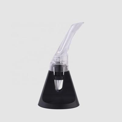 China Viable factory direct custom engraved stainless steel plastic pourer for olive cork oil spout bottle with pourer for sale