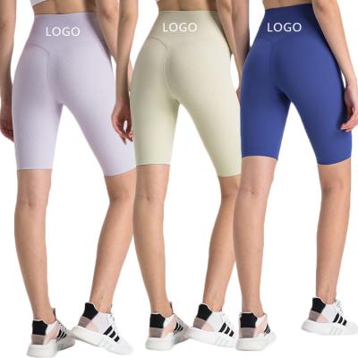 China Bermuda Feminina Yoga Fitness Women Sports Comfy Stretchy Compression Tummy Gaiters Comfy Fit Shorts Breathable Control High Rise for sale