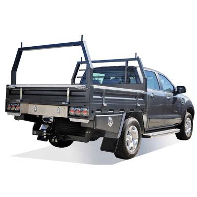 China Waterproof Shockproof Dustproof High hardness aluminum box pickup waterproof aluminum truck tool box for trailer for hilux pickup for sale