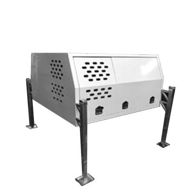 China Ute Jack Off Canopy Waterproof Steel Metal Top Pack Tool Aluminum White Tool Box for sale