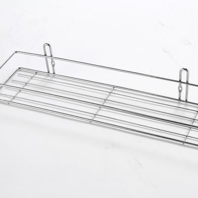 China Viable Multifunctional Single Tier Toiletries Storage Rack Kitchen Rack Bathroom Shelf for sale