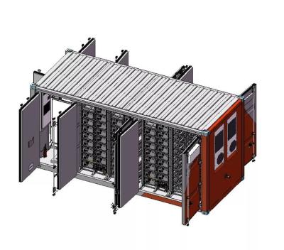 Chine 500kw 1mw tout dans un système solaire outre de conteneur de stockage de l'énergie de paquet de batterie du lithium Lifepo4 de grille à vendre