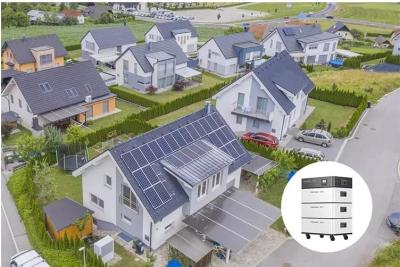 Cina centrali elettriche ibride della casa pratica solare completa 20kw della soluzione di 30kw 50kw in vendita