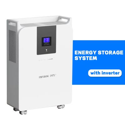 China 5kw White 48v 200ah Solar Inverter Energy Storage Battery All In One for sale