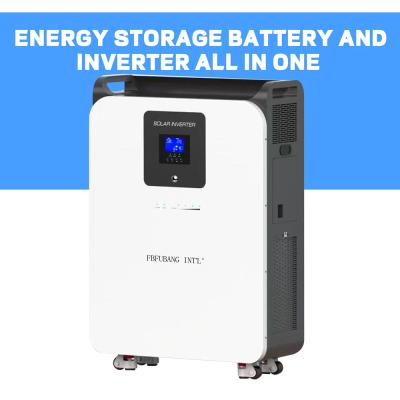 China 10kw 15kw Solar Energy Storage All In One Lifepo4 Battery Packs 24v 48v With Inverter for sale