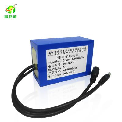 China BMS 11.1 V 6.8Ah Toy Lithium Battery Pack Rechargeable Lithium Ion For Electrical Tools for sale