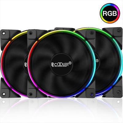 China PCcooler processor haoyue FRGB suit case fans (three 12 cm double opening fans / a variety of light / water models for sale