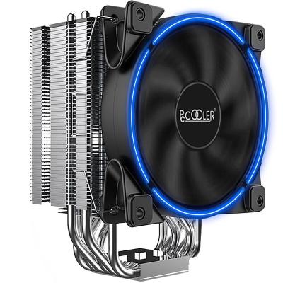 China Computer case pccooler R66u PC 120mm LED cpu cooler fan to house air cooling computer for sale