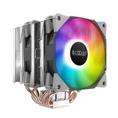 China CPU Pccooler S7 Twin Tower Computer CPU Radiator 6 Heat Pipe Air Cooled Desktop Fan for sale