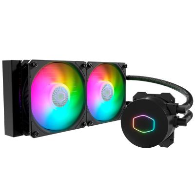 China Water Cooled CPU Fan B240 ARGB Silent Heat Pipe Silent Radiator Computer Case Cooler Master CPU Heatsink Desktop PC Fan Heatsink for sale