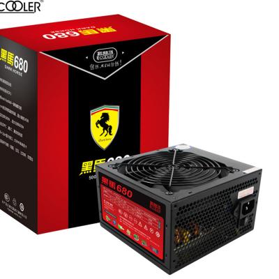 China Dark Horse 680 Desktop Computer PCCOOLER Host Desktop Power Rated 500W Peak 600W Chassis Power Supply for sale