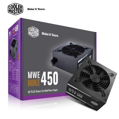 China CoolerMaster MWE450 Desktop PC CPU Desktop Power Supply Rated 450W / 80 Plus Bronze / Mute for sale