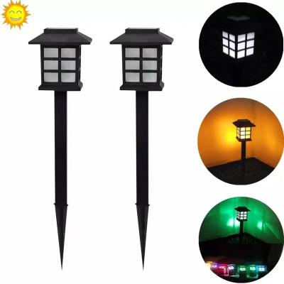 China ABS Outdoor Garden Lighting Waterproof Retro Style LED Solar Decorative Floor Plug-in Street Light for sale