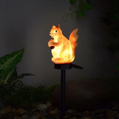 China New Animal Series Squirrel Garden Floor Plug-in Night Floor Waterproof And Light-transmitting Decorative Lamp for sale