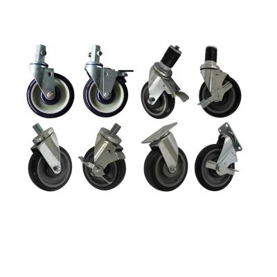 China Castors for work table, trolley& cart wheels, caster wheels for sale