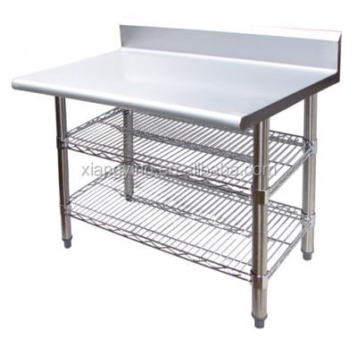 China Tough Commercial Settings: Hotel/School/Apartment/Restaurant/Bar...Good Design 304 Kitchen Equipment Stainless Steel 600mm Working Table for sale