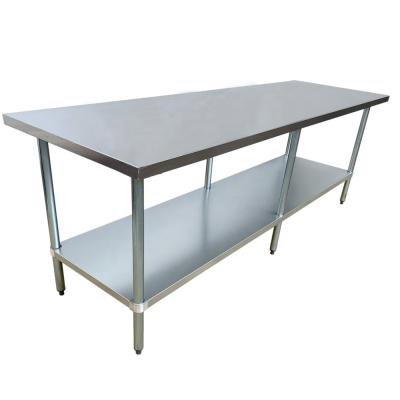 China Hotel/School/Apartment/Restaurant...Pizza Prep Work Table , Line /Stainless Steel Folding Work Table / Narrow Work Table for sale