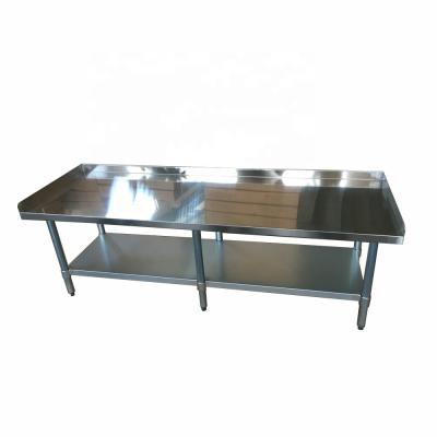 China Restaurant Hotel Cafe Hotel Club NSF Certified Restaurant Hotel Bar 304 Stainless Steel Kitchen Equipment Rack Adjustable Shelf Feet 24X72X24H OEM ODM for sale