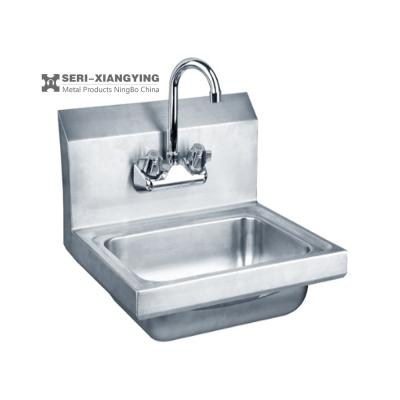 China Without Faucet NSF Approval High Quality Stainless Steel Hand Wash Sink With Optional Sizes For Commercial Use OEM ODM Support for sale