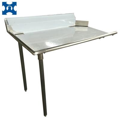 China Restaurant Heavy Duty Kitchen Restaurant Cafe Hotel Club NSF Approval Clean Stainless Steel Dish Table XCDT-30L 30