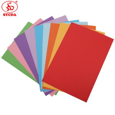 China 2018 High Quality Pulp Muiti-color Woodfree A4 Copy Paper Anticurl Printing Coloful Offset Paper 70gsm OEM for sale