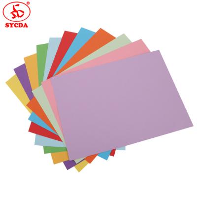 China High quality anticurl pulp woodfree 300gsm a3 size color paper made in China for sale