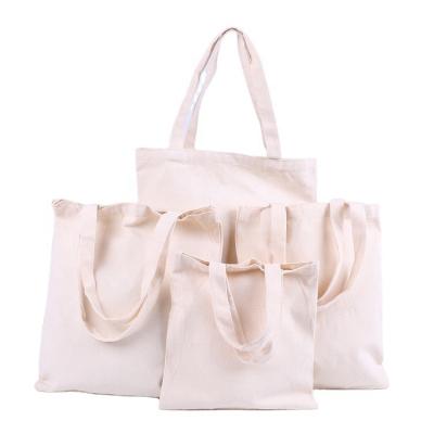 China Recyclable Foldable Customized Polyester Cotton Handle Canvas Beach Bag Tote Custom Logo for sale