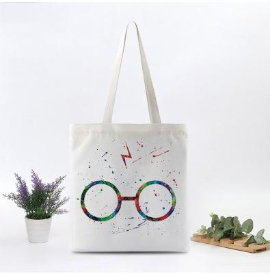 China Reusable Cute canvas shopping bag produce bags organic cotton 12oz cotton bag for sale