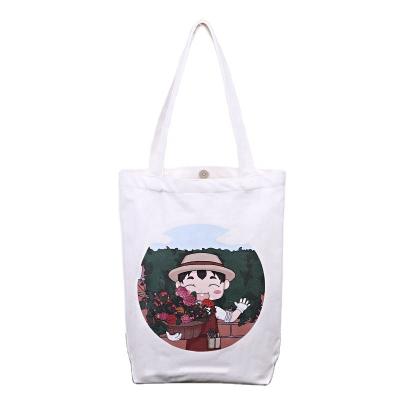 China Recyclable Factory Prices Black Plain Plastic Bag for shopping Canvas Tote Bag for sale