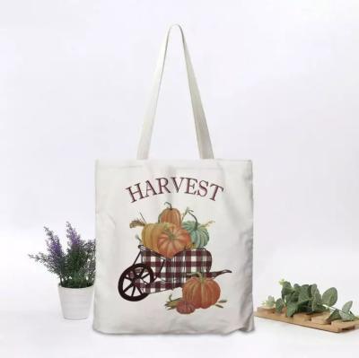 China Reusable Christmas promotional gift souvenir handbag shopping bag cotton shopping bag cotton canvas bag for sale