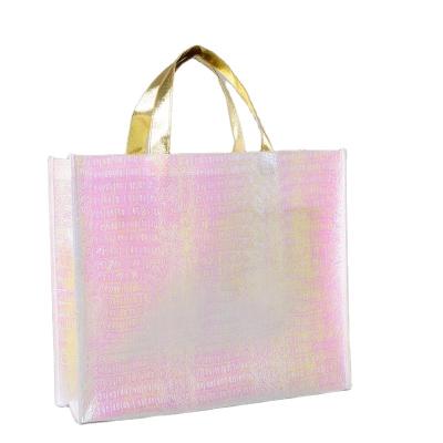 China Recyclable Wholesale Carry Bag Shopping Bag With Logo Foldable Reusable Pp Non Woven Shopping Bag for sale