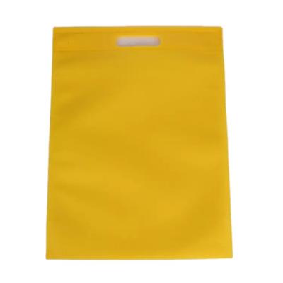 China Recyclable Custom Printing Pp Laminated Non-woven Die-cutting Shopping Bag for sale