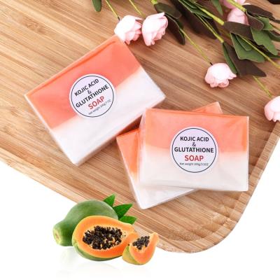 China Hot Selling Depp Cleansing Soap Base Body Care Bath Cleanser Organic Skin Whitening Kojic Acid Toilet Soap for sale