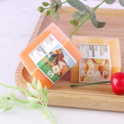 China Whitening Logo Private Label Custom Natural Organic Peel Whitening Body Care Hand Vegan Basic Toilet Soap Bar for sale