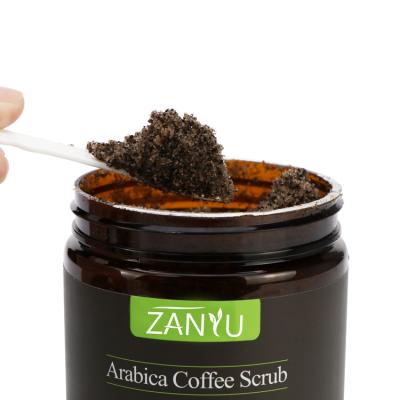 China Exfoliator Customized Packaging Coffee Facial Exfoliating Body Scrubs Private Label for sale