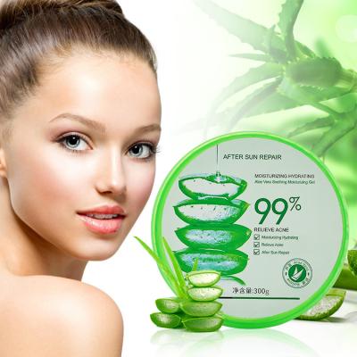 China Wholesale Hydrate Moisturizer Acne Removal Face Repair Organic Skin Care Soothing 99% Pure Bulk Natural Aloe Vera Gel 100% for sale